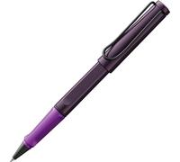 Lamy safari violet blackberry - Bolígrafo roller con empuñadura ergonómica, ancho de trazo M - para una agradable escritura prolongada - de robusto plástico ASA - con recambio roller M 63 negro