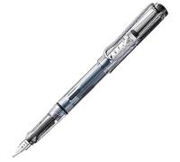 Lamy safari vista - Pluma estilográfica con empuñadura ergonómica y plumín de acero pulido en tamaño B - ideal para cualquier escritura y caligrafía - incluye cartucho T 10 azul - Diestro