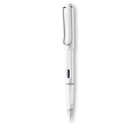 Lamy safari white - Pluma estilográfica con empuñadura ergonómica y plumín de ac