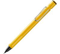 Lamy safari yellow - Portaminas con empuñadura ergonómica y cuerpo de plástico robusto ASA - ideal para dibujar y escribir - incluye recambio M 41 de línea fina 0,5 mm y punta borradora