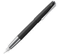 Lamy studio black pluma- cuerpo metálico elegante - clip helicoidal, plumín de acero en EF - cartucho de tinta T 10 blue incl.