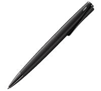 Lamy studio Lx all black bolígrafo - cuerpo elegante de acero inoxidable - con clip helicoidal - recambio gigante M 16 en ancho de trazo M en negro incl.