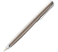 Lamy studio Palladium pluma- cuerpo metálico elegante - plumín de oro de 14 quilates, parcialmente platinado en OB - cartucho de tinta T 10 blue incl.
