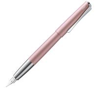 Lamy studio Rose Matt Pluma estilográfica universal en elegante caja de metal - Pluma dorada de 14 quilates, parcialmente platino y trazo EF, incluye cartucho de tinta azul T 10