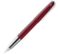 Lamy studio royalred pluma- cuerpo metálico elegante - clip helicoidal, plumín de acero en B - cartucho de tinta T 10 blue incl.