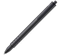 Lamy swift black roller - sencillo con sensación de escritura fluida - cuerpo robusto de acero inoxidable y ancho de trazo B - con recambio roller M 66 en azul