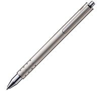 Lamy swift Palladium roller - sencillo con sensación de escritura fluida - cuerpo robusto de acero inoxidable y ancho de trazo B - con recambio roller M 66 en azul