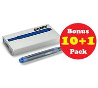 Lamy T10 Tintenpatronen 11 Päckchen á 5 Patronen blau