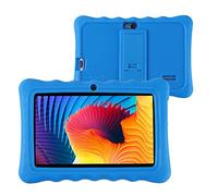 LAMZIEN P2 Tablet 7 Pulgadas, Android 10 Tableta WiFi 16GB (TF 128GB), IPS HD Quad-Core GPS Bluetooth Dual-Cámara Google Play GMS Certified, con Funda,Azul