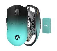 Lamzu Maya X - Ratón inalámbrico Ultraligero 47 g, Interruptor óptico, 30000 dpi, simétrico, MCU Nordic 52840, codificador Polvo-Resistente, Sensor PAW3950