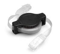 LAN Cable de Red Ethernet Cable Patch CAT5e Retráctil RJ45 A RJ45 Longitud del Cable: 1,5 Metros Alta Velocidad