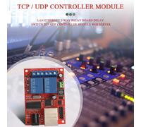 LAN Ethernet Tarjeta de Relé de 2 VíAs Interruptor de Retardo MóDulo de Controlador TCP / UDP Servidor WEB