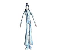 LAN Wang Ji Figura de Peluche Anime Wei Wu Xian Felpa Suave Felpa Articulación Articulada Peluche Estilo Abstracto Anime Regalo para Fans 28 cm y 30 cm