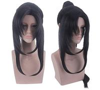 Lan Wangji Wei Wuxian Cosplay Peluca Halloween Anime Mo Dao a Shi Pelo Sintético Jiang Cheng Wei Ying Lan Zhan Cosplay Pelucas + Gorra Talla Única 502 Blanca Wuxian Peluca