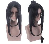 Lan Wangji Wei Wuxian Cosplay Peluca Halloween Anime Mo Dao Zu Shi Pelo Sintético Jiang Cheng Wei Ying Lan Zhan Cosplay Pelucas + Gorra Talla Única 502 Wei Wuxian Wig