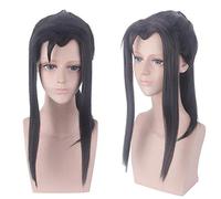 Lan Wangji Wei wuxian cosplay peluca Halloween Anime Mo Dao Zu Shi pelo sintético jiang cheng wei ying lan zhan Cosplay pelucas + gorra talla única 545 WEN QIONGLIN