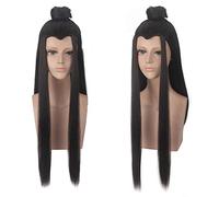 Lan Wangji Wei wuxian cosplay peluca Halloween Anime Mo Dao Zu Shi pelo sintético jiang cheng wei ying lan zhan Cosplay pelucas + gorra talla única 536 LAN WANGJI