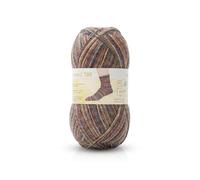 Lana Alzetta® Dolomiti - Juego de 100 ovillos de lana para calcetines, jacquard (1 × 100 g), 4 hilos, multicolor para calcetines duraderos, lavable a máquina, certificado Oeko-Tex®, 420 m de longitud