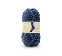 Lana Alzetta® Dolomiti - Juego de 100 ovillos de lana para calcetines, jacquard (1 × 100 g), 4 hilos, multicolor para calcetines duraderos, lavable a máquina, certificado Oeko-Tex®, 420 m de longitud