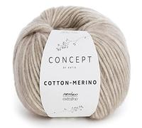 Lana Cotton Merino Katia Concept 104 Beige, Beige, 5