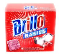 Lana de acero brillo Basics Scrub Almohadillas, 8-CT. Caja