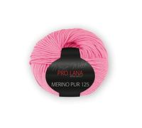 Lana de merino Pur 125 - Ovillo de lana (50 g), color rosa