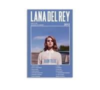 Lana Del Rey Born To DiePhoto Póster de paisaje para decoración del hogar y la oficina, póster decorativo de papel para pared, impresión moderna de la familia, baño, estilo sin marco, 20 x 30 cm