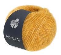 LANA GROSSA Alpaca Air Hilo tubular ligero de alpaca, hilo para tejer a mano de 62% alpaca (bebé), 27% poliamida y 11% lana virgen (merino fina), 50 g de lana para tejer y ganchillo, 140 m de hilo 15