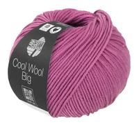 Lana Grossa Cool Wool Big 1031 - Ovillo de lana merino extrafina (50 g, 120 m), color rosa