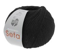 LANA GROSSA Meilenweit Seta Hilo para calcetines de alta calidad con porcentaje de seda, lavable a máquina, 55% lana virgen (merino), poliamida y seda, 100 g para tejer y ganchillo, hilo de 400 m