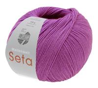 LANA GROSSA Meilenweit Seta Hilo para calcetines de alta calidad con porcentaje de seda, lavable a máquina, 55% lana virgen (merino), poliamida y seda, 100 g para tejer y ganchillo, hilo de 400 m