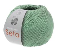 LANA GROSSA Meilenweit Seta Hilo para calcetines de alta calidad con porcentaje de seda, lavable a máquina, 55% lana virgen (merino), poliamida y seda, 100 g para tejer y ganchillo, hilo de 400 m