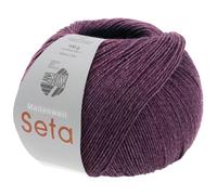 LANA GROSSA Meilenweit Seta Hilo para calcetines de alta calidad con porcentaje de seda, lavable a máquina, 55% lana virgen (merino), poliamida y seda, 100 g para tejer y ganchillo, hilo de 400 m