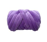 Lana Gruesa 500 g de hilo grueso algodón con núcleo terciopelo súper for tejer mantas, gorros y proyectos DIY. Ideal for a mano, hacer hilados bordar(Purple 500g)