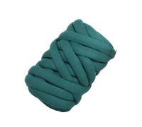 Lana Gruesa Hilo grueso de 500 g con núcleo algodón for tejer a mano, mantas, sombreros, etc(Blackish Green)