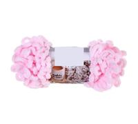 Lana Gruesa Para Crochet Hilo de chenilla grueso con bucles esponjosos for dedos, tejido a mano, ideal for ganchillo, mantas, alfombras y manualidades de punto (100 g).(04 Princess Powder)