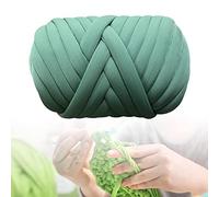 Lana gruesa para tejer a mano, Super Chunky Braided Yarn Multicolor Washable 500G For Crochet Rug Blanket Pillow Throw(Dark Green)