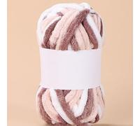 Lana gruesa para tejer a mano, Super Chunky Crochet Yarn 50g Multicolor Thick Wool Stripe for DIY Scarves Hats(11)
