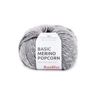 Lana Katia BASIC MERINO POPCORN color 101 (103 gris oscuro)