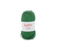Lana Katia Capri 82151, color verde, 50 g