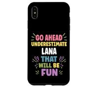 Lana Personalized Women's Gift Custom Lana Carcasa para iPhone XS MAX