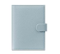 LANANAI Funda ultrafina de piel para pasaporte, documentos y billetes, Blue, Long 10.5* High 14 *Thick 1.5 (cm), Casual