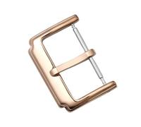 LANAPPTLTG 10 12 14 16 18 20 22 mm Hebilla de reloj de acero inoxidable apta for correa de reloj de cuero Reemplazo de cierre de reloj apto for accesorio de reloj universal(Rose Gold-12mm)