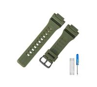 LANAPPTLTG Ajuste for Casio Aqs810 Correa AQ-S810W accesorios de repuesto for reloj WC-5208 funda de goma blanca 5208 modificada(Army Green-Black-K5)