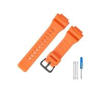 LANAPPTLTG Ajuste for Casio Aqs810 Correa AQ-S810W accesorios de repuesto for reloj WC-5208 funda de goma blanca 5208 modificada(Orange-Black-K5)