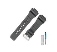 LANAPPTLTG Ajuste for Casio Aqs810 Correa AQ-S810W accesorios de repuesto for reloj WC-5208 funda de goma blanca 5208 modificada(Gray-Steel-K5)