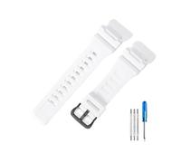 LANAPPTLTG Ajuste for Casio Aqs810 Correa AQ-S810W accesorios de repuesto for reloj WC-5208 funda de goma blanca 5208 modificada(White-Black-K5)