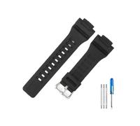 LANAPPTLTG Ajuste for Casio Aqs810 Correa AQ-S810W accesorios de repuesto for reloj WC-5208 funda de goma blanca 5208 modificada(Black-Steel-K5)