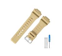LANAPPTLTG Ajuste for Casio Aqs810 Correa AQ-S810W accesorios de repuesto for reloj WC-5208 funda de goma blanca 5208 modificada(Khaki-Steel-K5)