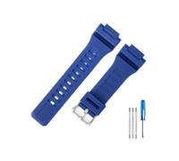 LANAPPTLTG Ajuste for Casio Aqs810 Correa AQ-S810W accesorios de repuesto for reloj WC-5208 funda de goma blanca 5208 modificada(Sky Blue-Steel-K5)